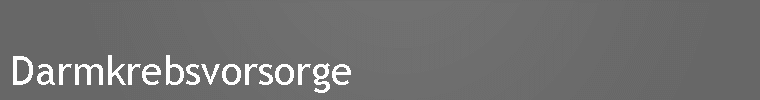 Darmkrebsvorsorge